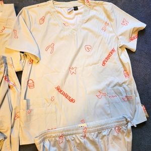 Bundle of 2 Scrubs/Loungewear sets women size XL New